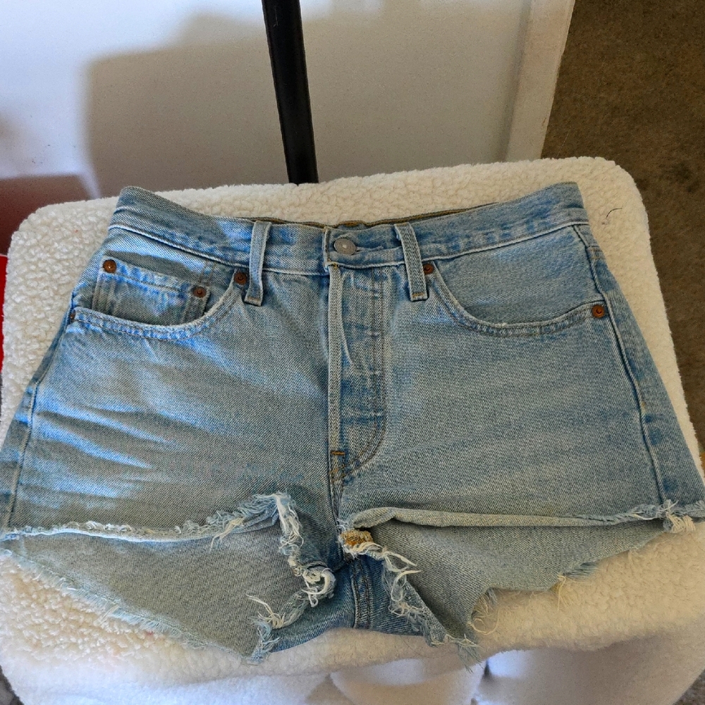 Levi's Light Blue Jean Shorts for Women Size 26